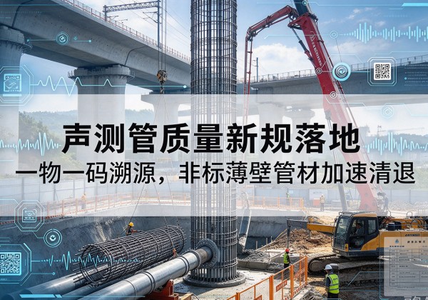 清徐声测管质量新规落地，一物一码溯源，非标薄壁管材加速清退